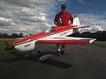 Robert took this picture of me and my new 40%. This was the day of the first flight.